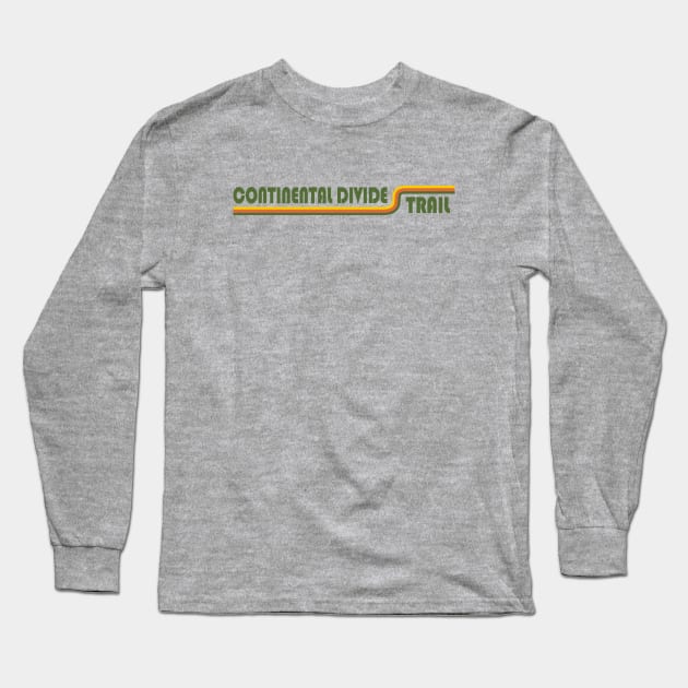 Continental Divide Trail Long Sleeve T-Shirt by esskay1000